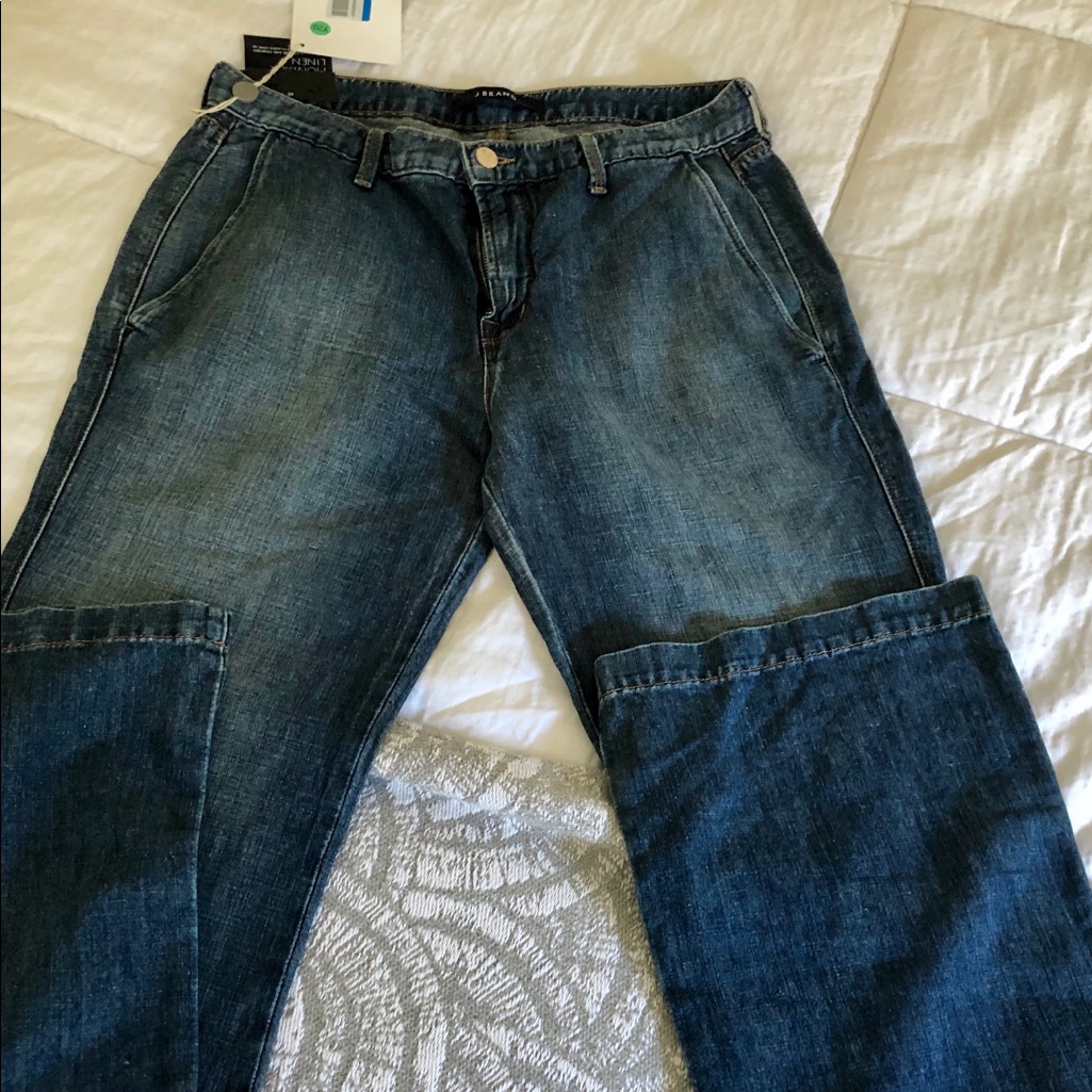 J Brand Linen Cotton Jeans  New  Retail 340